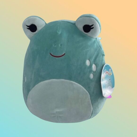 NWT Novi Teal Frog Squishmallow 11” Plush Stuffed Animal 11” - Picture 1 of 3
